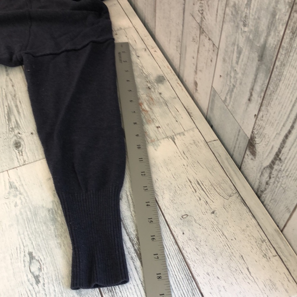 Athleta Cowl/Funnel Neck Tunic Dark Blue Medium - Picture 10 of 11